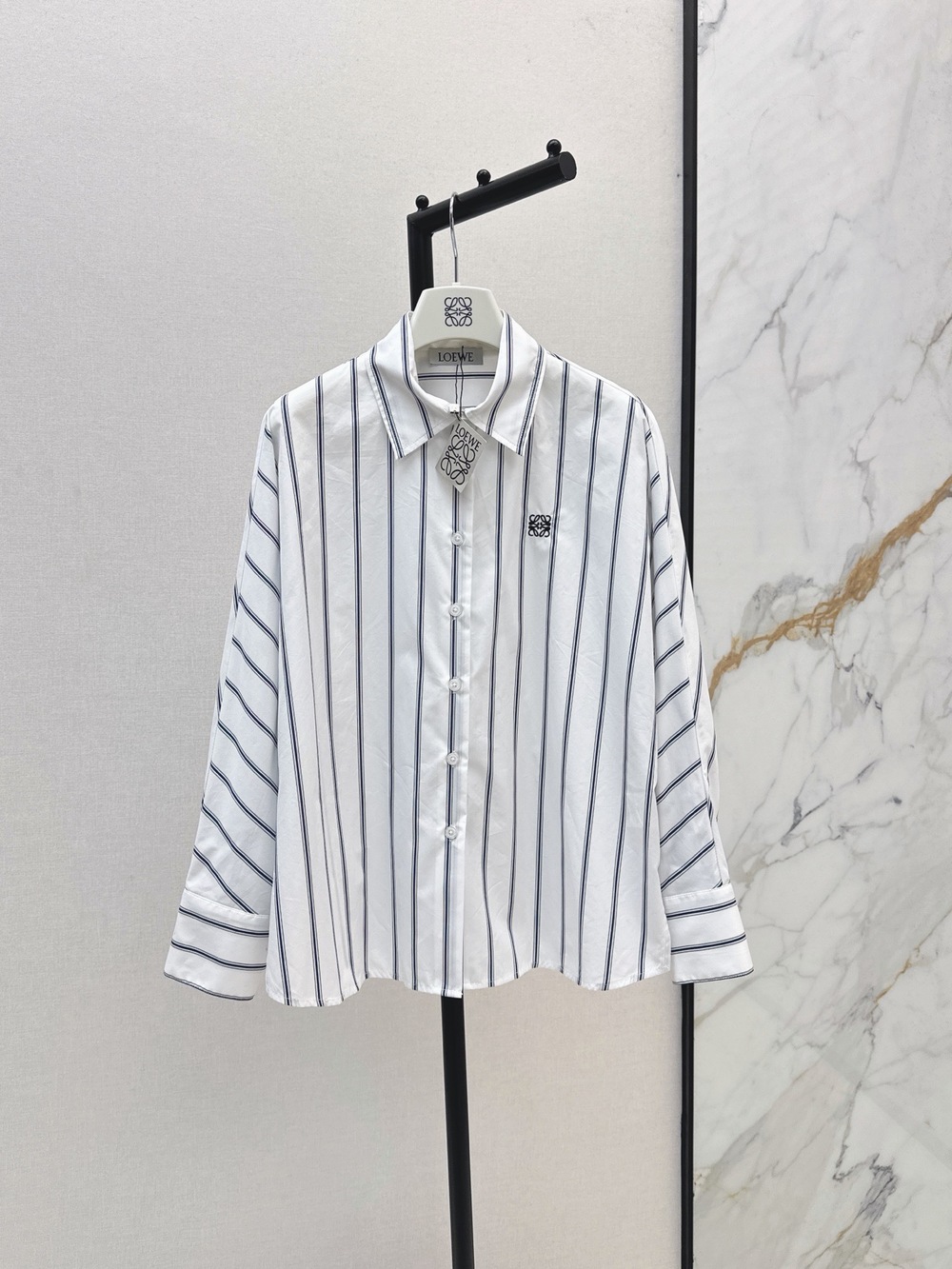 Loewe Striped Batwing Shirt